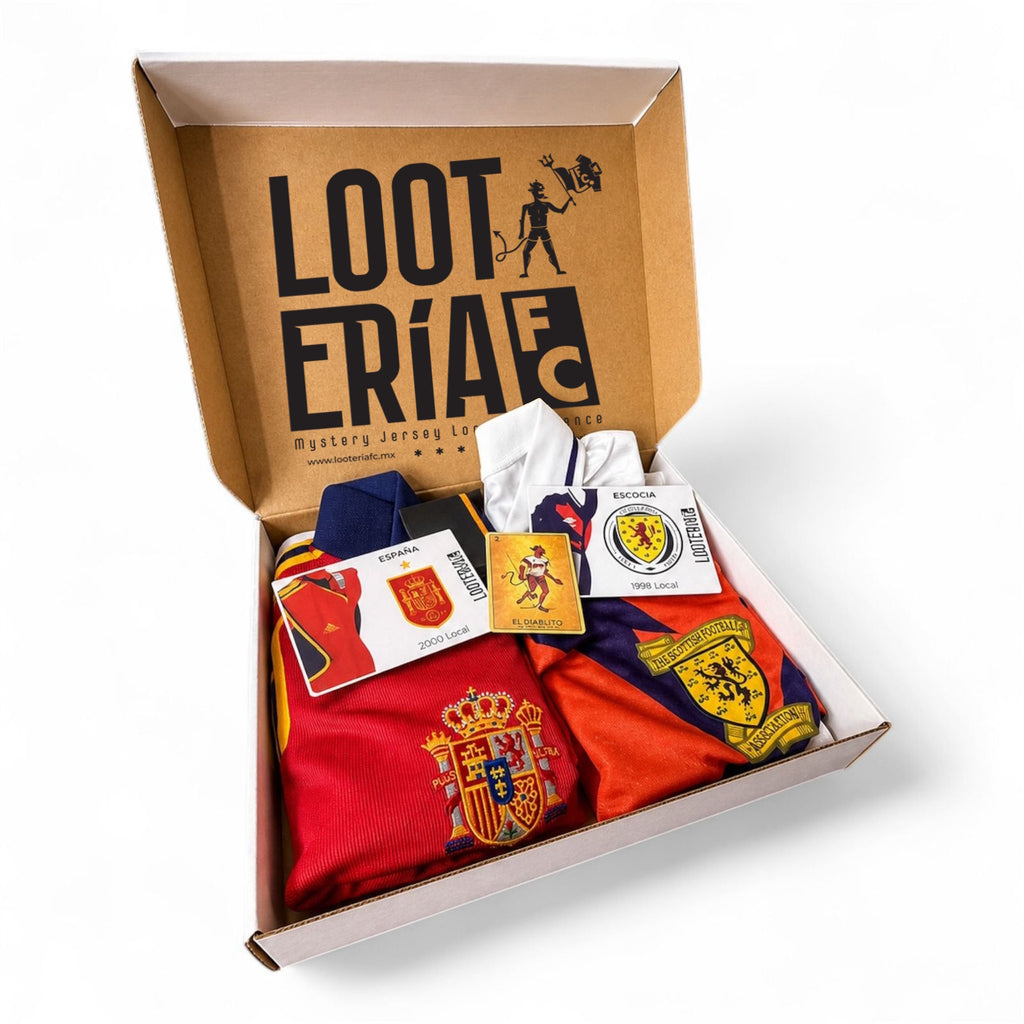 Caja de Looteria Mundialista - Jersey Sorpresa (Retro o Temporada Actual)